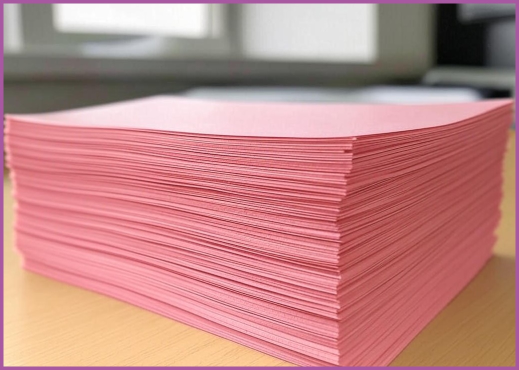 JCTK OEM 90g 색지 (A4,), 500매, 분홍