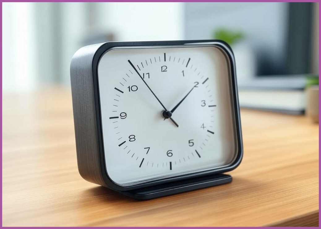 KAPPA 피아노 멜로디 알람 무소음 탁상시계 T928 - 이미지 1