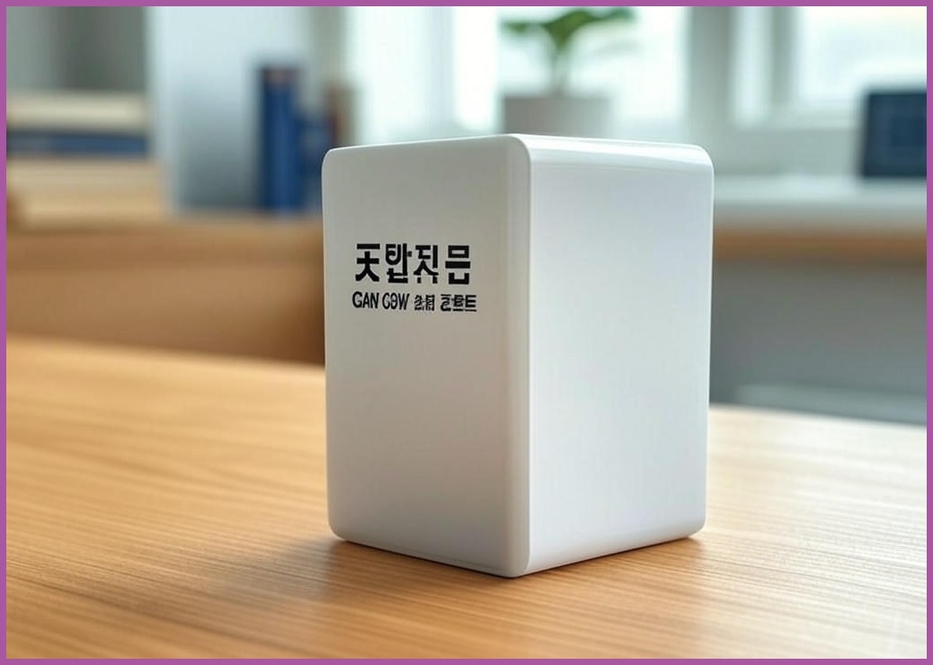 굿밸류 GaN 65W 멀티 3포트 초고속 충전기, 화이트, 1개