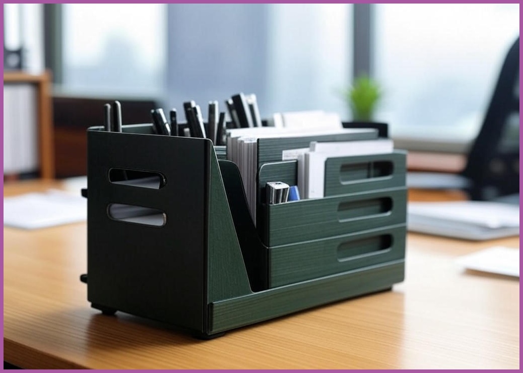 그린트리 데스크 오거나이저 책상 정리함, 1개