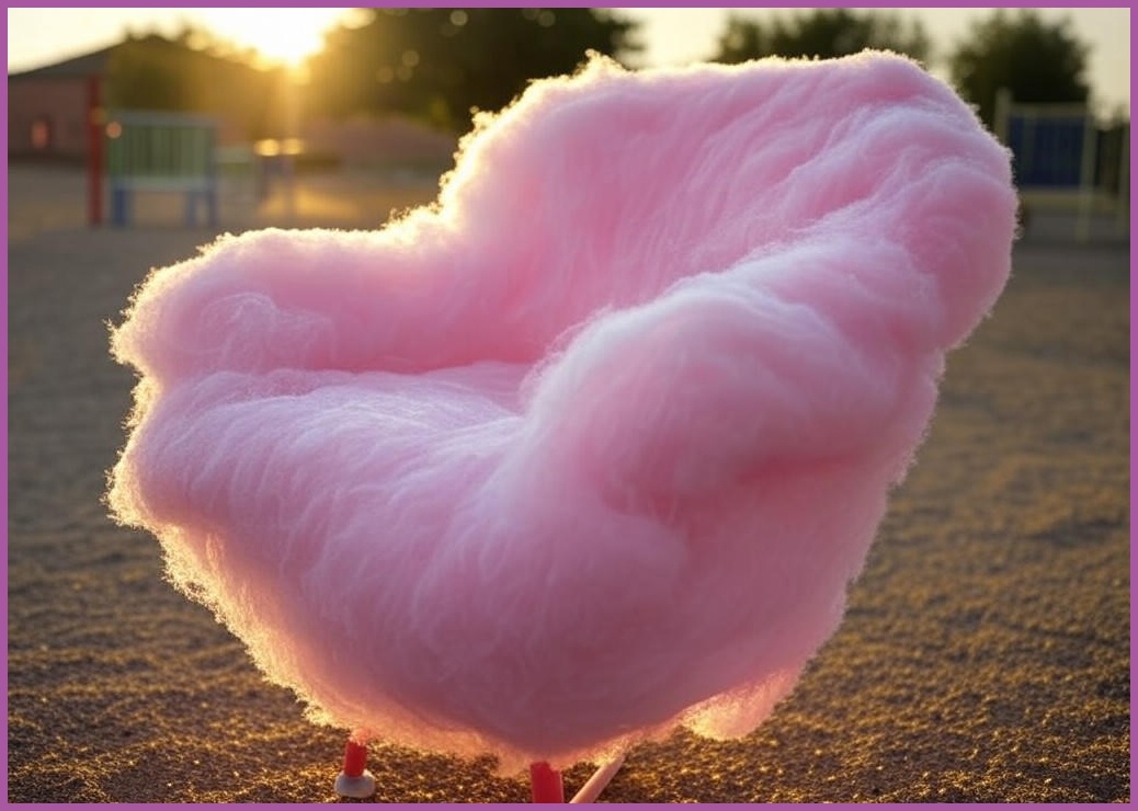 노리스플레이그라운드 푹신푹신 솜사탕 의자 방석