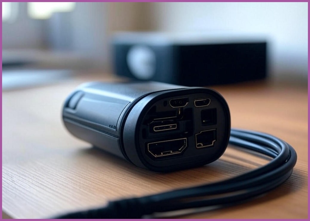 누아트 C타입 to HDMI 2.1 미러링 케이블 컨버터 젠더