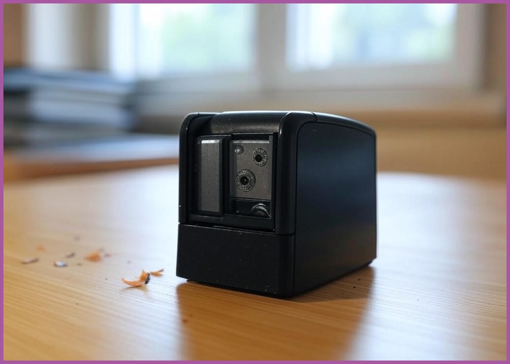 문작소 자동 미니 연필깎이, 블랙