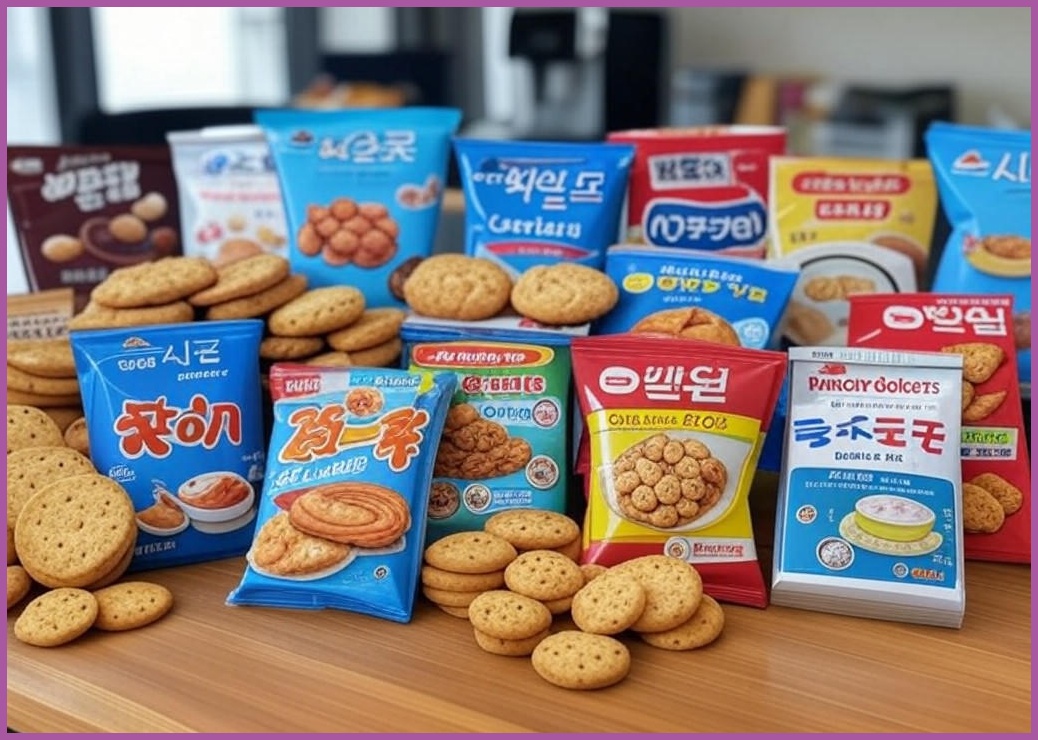 [블루존] 사무실 탕비실 간식 파이 과자 12종 세트 (오리온초코파이+카스타드+참크래커+후레쉬베리+엄마손파이+몽쉘+마가렛트+빅파이+후렌치파이+초코하임+쿠크다스화이트+딸기산도), 1개