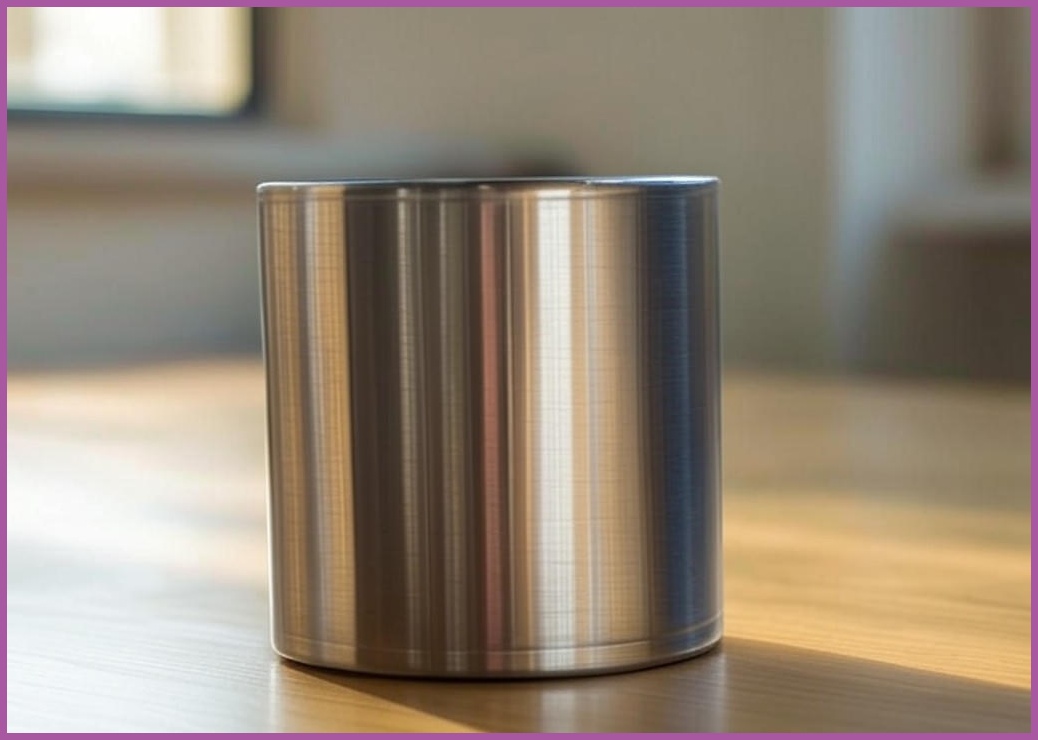 스틸 원형 연필꽂이 3 - 이미지 1