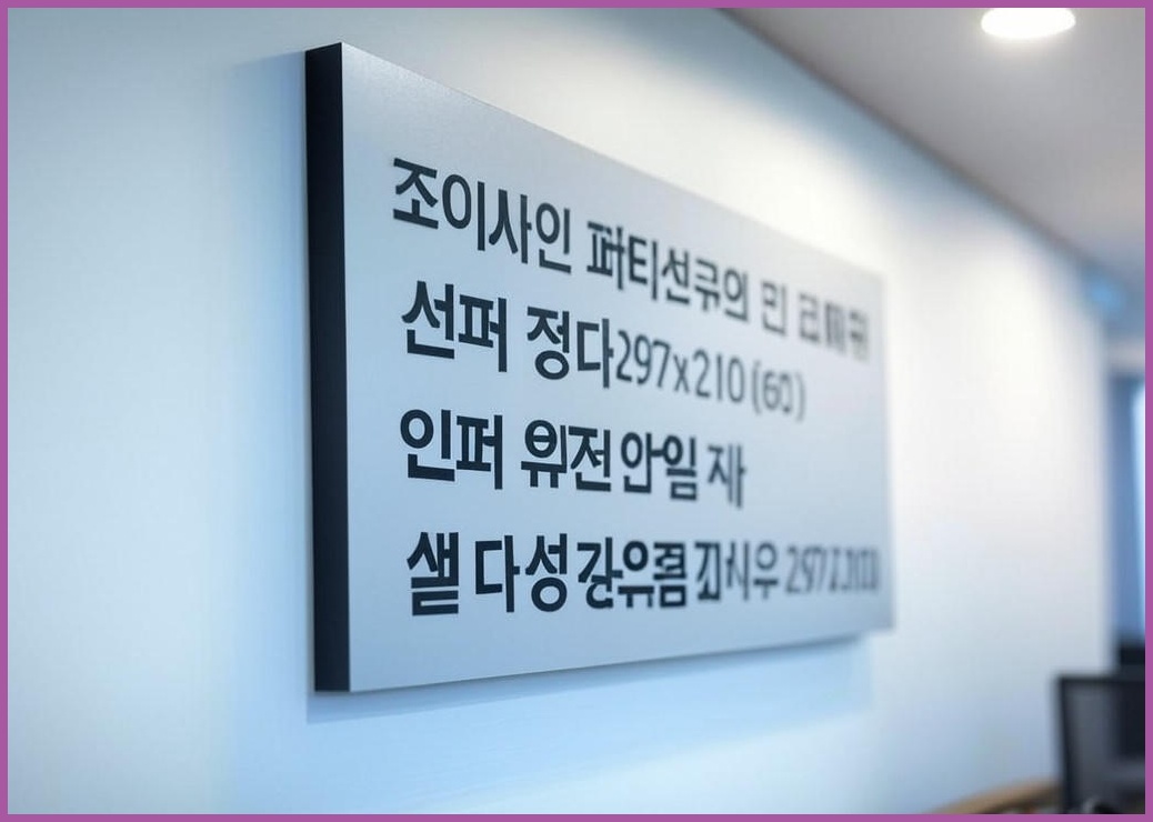 조이사인 파티션꽂이 양면 홀더 명패 297x210 (60) - 이미지 1