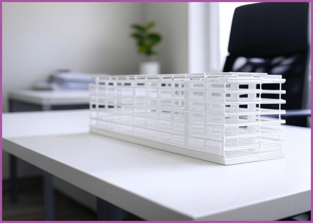 책상이 깔끔해지는 책상, 테이블 아래 PVC 접착식 선정리 멀티탭 무타공 콘센트 정리함, 화이트, 1개