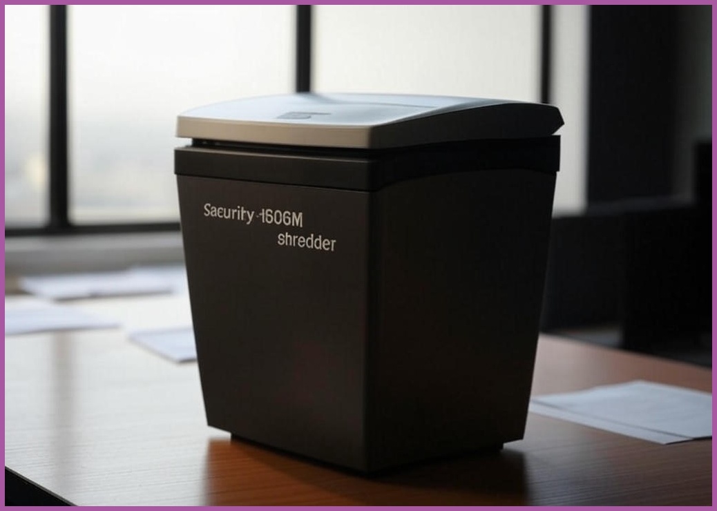 코라미 1회 6매투입 마이크로컷 문서세단기, Security-1606M, 혼합색상