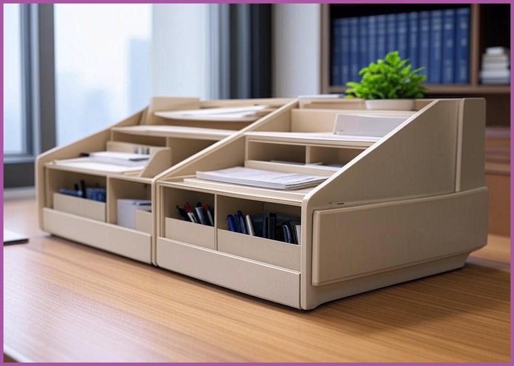 코지리빙 데스크 오거나이저 사무용품 책상정리함, 대형, 1개