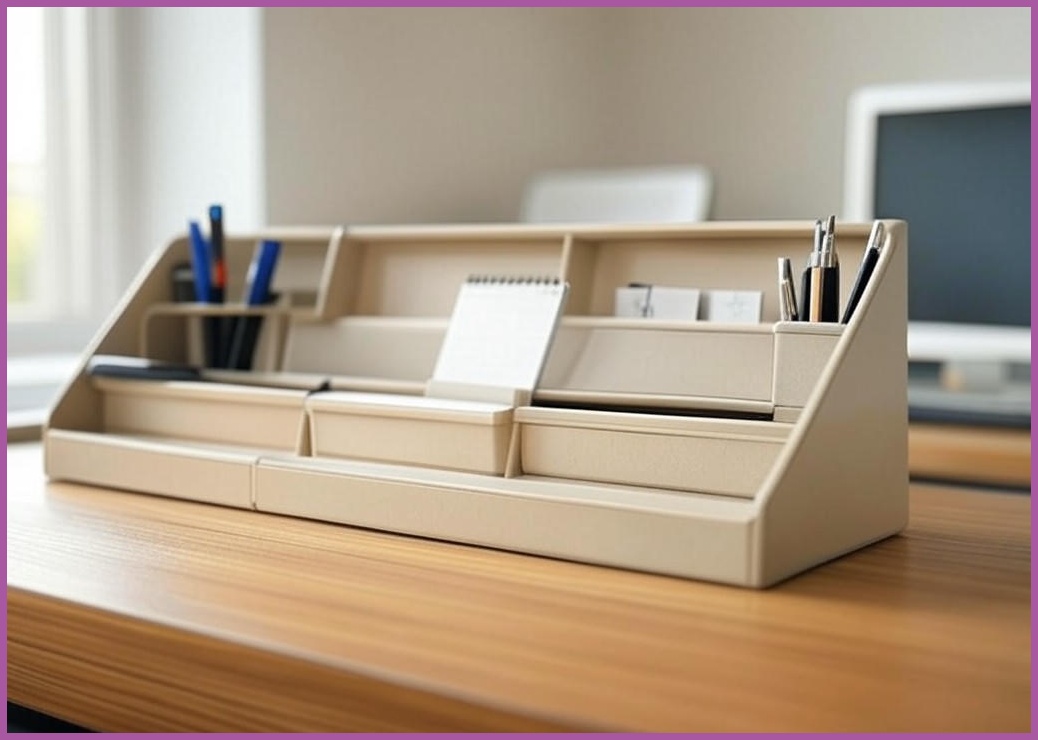 코지리빙 데스크 오거나이저 사무용품 책상정리함, 대형, 1개