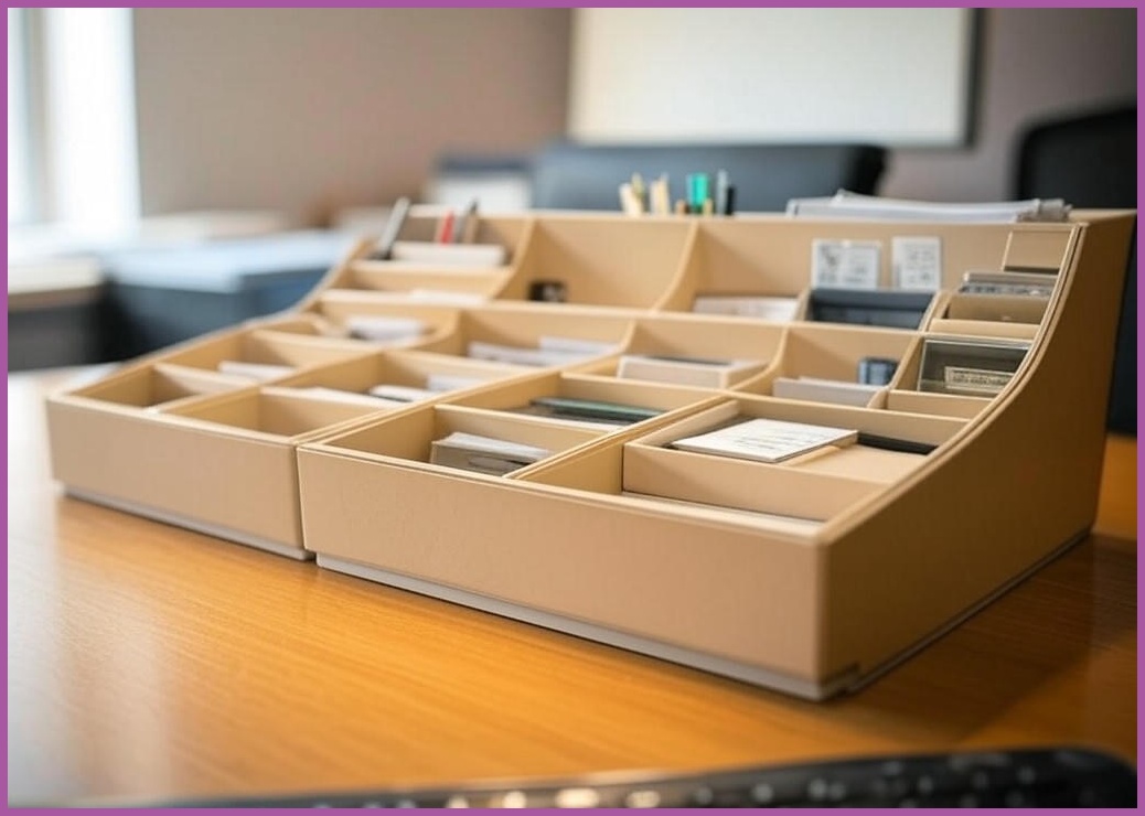 코지리빙 데스크 오거나이저 사무용품 책상정리함, 대형, 1개