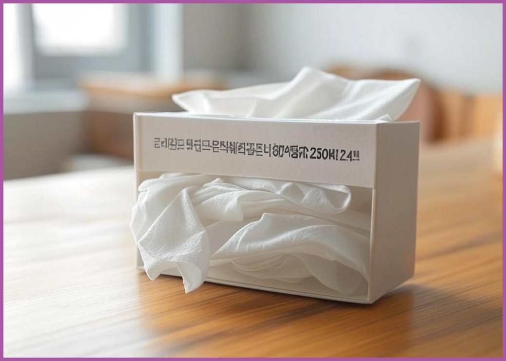 크리넥스 실크 소프트 천연펄프 미용티슈 2겹, 250매, 24개