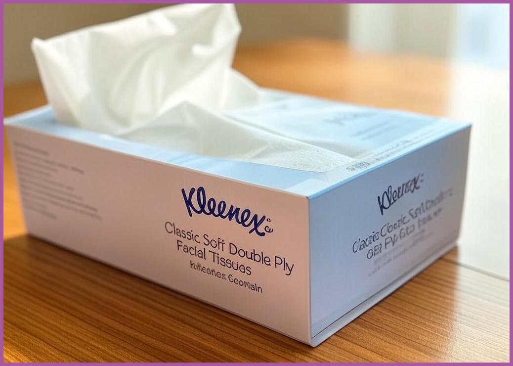 크리넥스 클래식 소프트 천연펄프 미용티슈 2겹