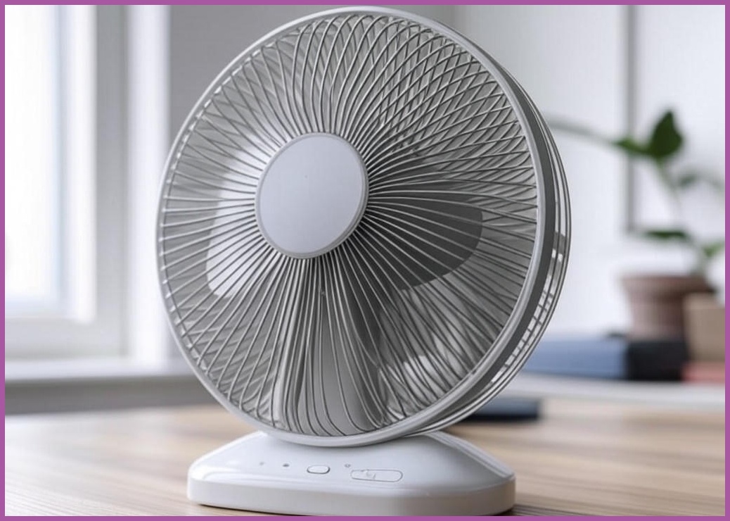 포른 무선 탁상용 슬림 선풍기